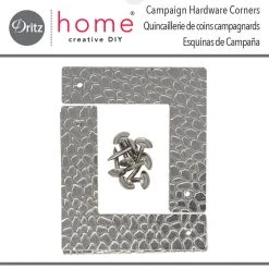 Dritz Textured Campaign Corners, Small, 4 Pc