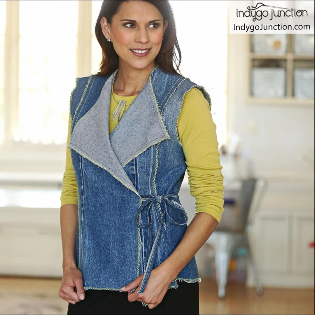 Indygo Junction Modern Silhouette Vest Pattern 8 Indygo Junction Modern Silhouette Vest Pattern