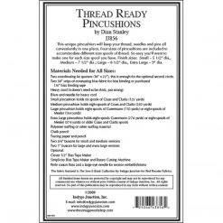 Indygo Junction Thread Ready Pincushions Pattern, PDF Download Home & Storage