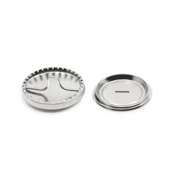 Dritz Half Ball Cover Buttons, Nickel Buttons & Cover Buttons