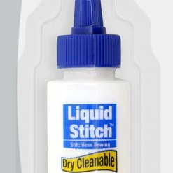 Dritz Liquid Stitch Permanent Fabric Adhesive, Dry Cleanable, 2 Fl. Oz. Adhesives & Tape