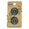 Dritz Recycled Hemp Round Button, 25mm, 2 Pc