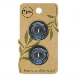 Dritz Recycled Hemp Round Button, 25mm, 2 Pc