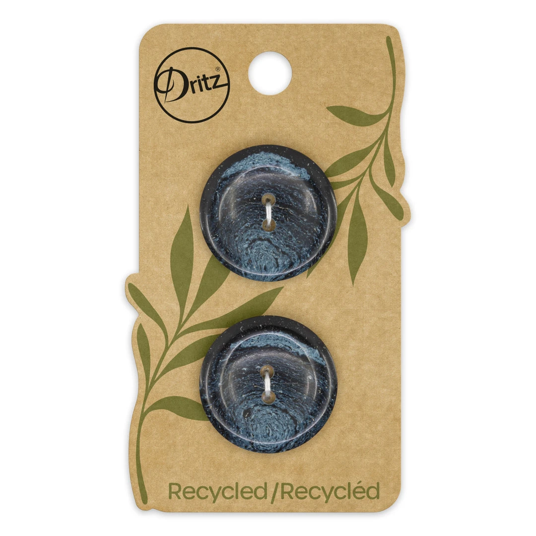 Dritz Recycled Hemp Round Button, 25mm, 2 Pc 3 Dritz Recycled Hemp Round Button, 25mm, 2 Pc