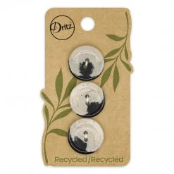 Dritz Recycled Hemp Round Button, 20mm, 3 Pc Buttons & Cover Buttons