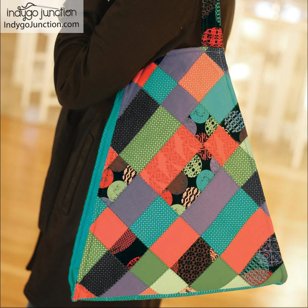 Indygo Junction Trapezoid Quilted Tote Pattern, PDF Download Purses & Accessories 6 Indygo Junction Trapezoid Quilted Tote Pattern, PDF Download Purses & Accessories