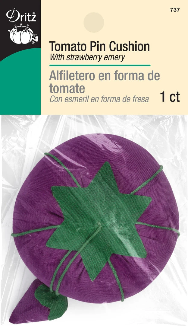 Dritz Tomato Pin Cushions With Strawberry Emery, 3-Pack 4 Dritz Tomato Pin Cushions With Strawberry Emery, 3-Pack