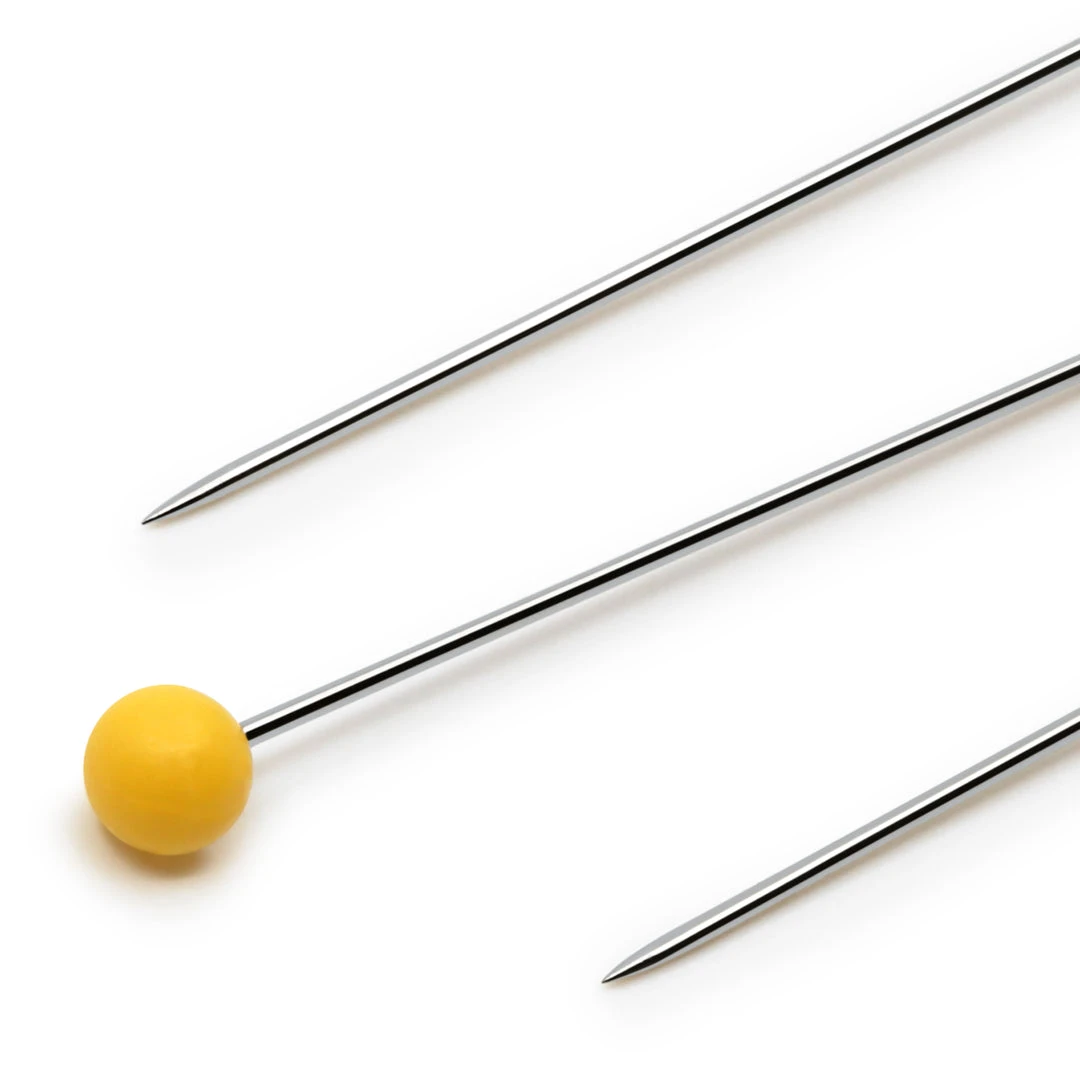 Dritz 1-3/4" Extra-Long Color Ball Pins, Yellow, 250 Pc Pins & Accessories 4 Dritz 1-3/4" Extra-Long Color Ball Pins, Yellow, 250 Pc Pins & Accessories