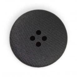 Dritz Buttons & Cover Buttons Recycled Leather Round Button, 30mm, Brown