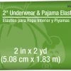 Dritz 2" Underwear & Pajama Elastic, White, 2 Yd Elastics
