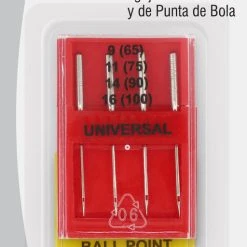 Dritz Needles & Accessories Universal & Ball Point Machine Needles, Assorted Sizes, 8 Pc