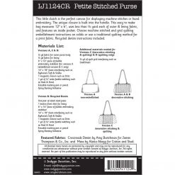 Indygo Junction Petite Stitched Purse Pattern Purses & Accessories
