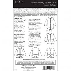 Indygo Junction Modern Medley Top & Tunic Pattern