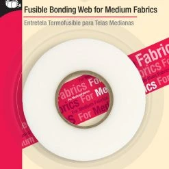 Dritz Adhesives & Tape 5/8" Fusible Bonding Web For Medium Fabrics, White, 25 Yd